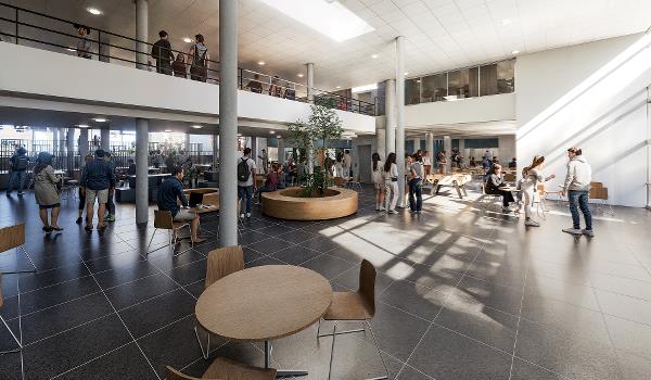 Aalborg Handelsskole, om- og tilbygning