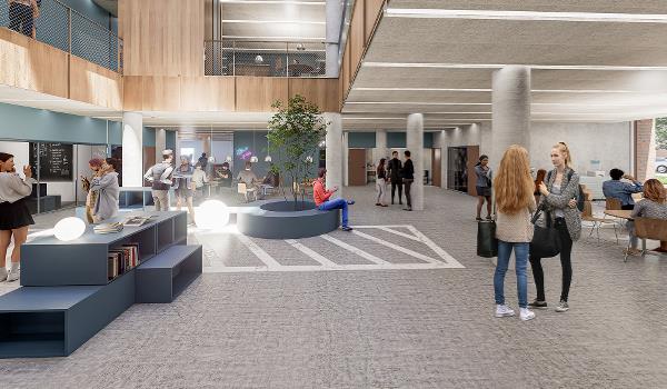 Aalborg Handelsskole, om- og tilbygning